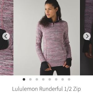 Lululemon Runderful 1/2 Zip